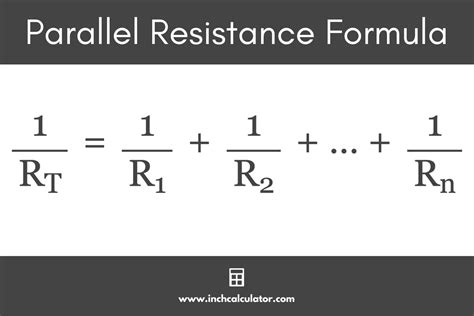 Resistance In Parallel Formula