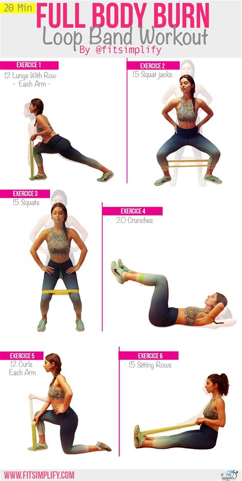 Resistance Loop Band Exercises Lower Body