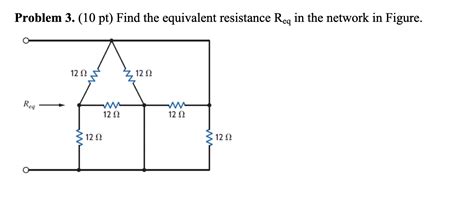 Resistance Network Problems
