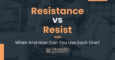 Resisting the Resistance Image