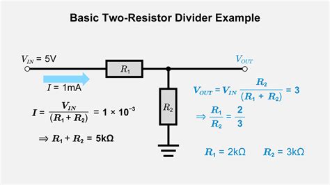 Resistor Divider Calculator Standard Values