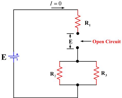 Resistor In Series With Open Circuit