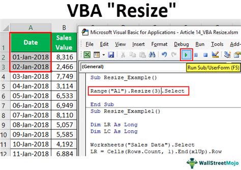 Resize Table In Excel Vba