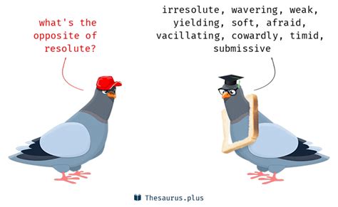 Resolute Antonym