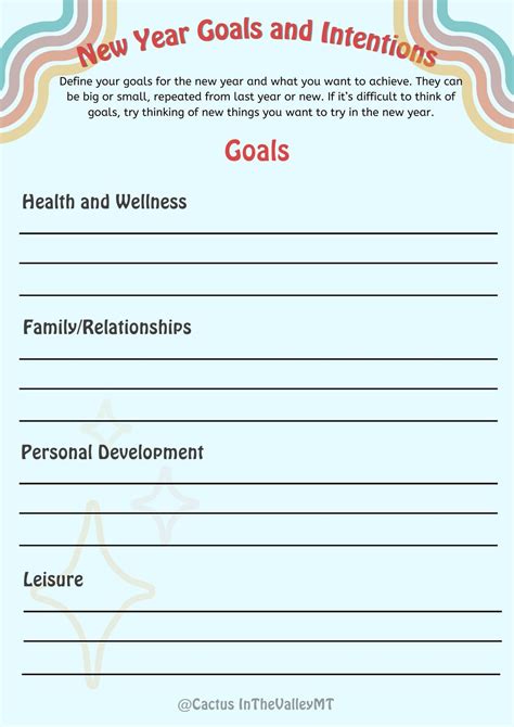 Resolutions Therapy: Setting Goals