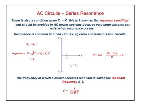 resonance in ac circuit