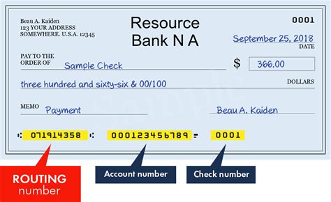 resource bank sycamore il routing number