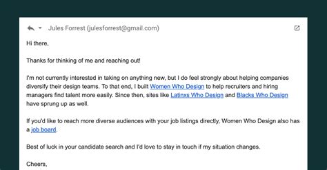 How To Respond To A Recruiter Email If Interested Sample
