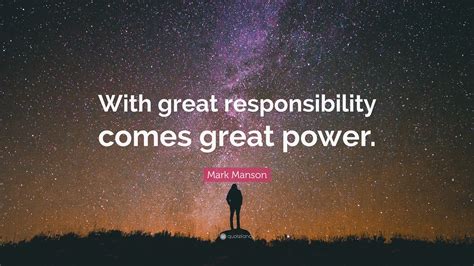 Image of responsibility quote