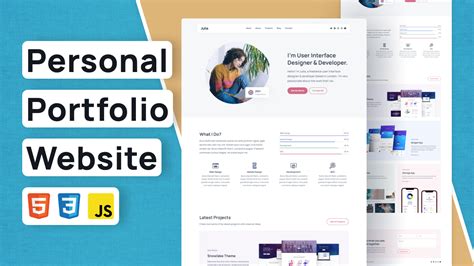 responsive portfolio website using html and css source code github