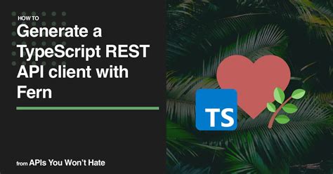 rest api client typescript
