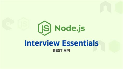 rest api node js interview questions