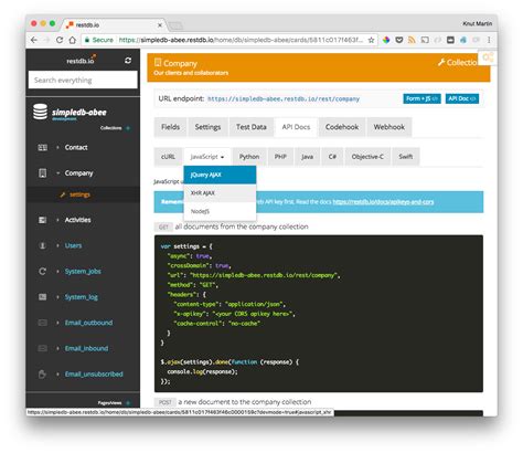 rest code example