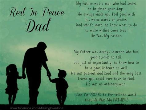 rest in peace message to your dad