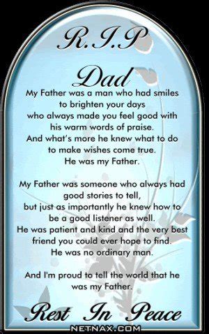 rest in peace quotes for dad who passed away
