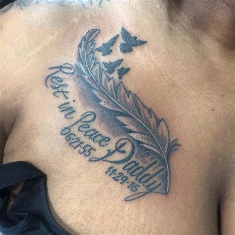 rest in peace tattoo ideas for dad