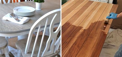 Restain Kitchen Table