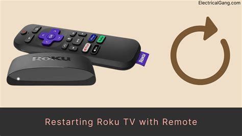 Restart Roku TV