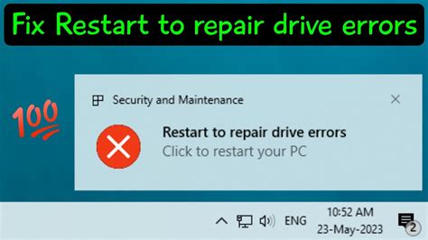 [Solved] Restart to Repair Drive Errors on Windows 10