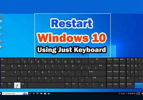 Restarting Windows 10