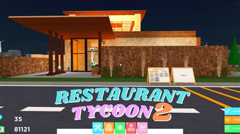 Restaurant Tycoon 2 Cafe Speedbuild & Building Tips! YouTube