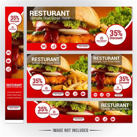 Restaurant Banner Eps