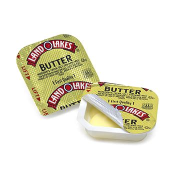 Restaurant Butter Packets Size