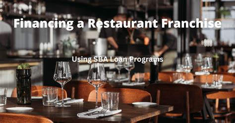 restaurant franchise financing