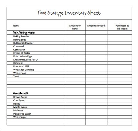 19+ Restaurant Inventory Templates Free, Sample, Example, Format