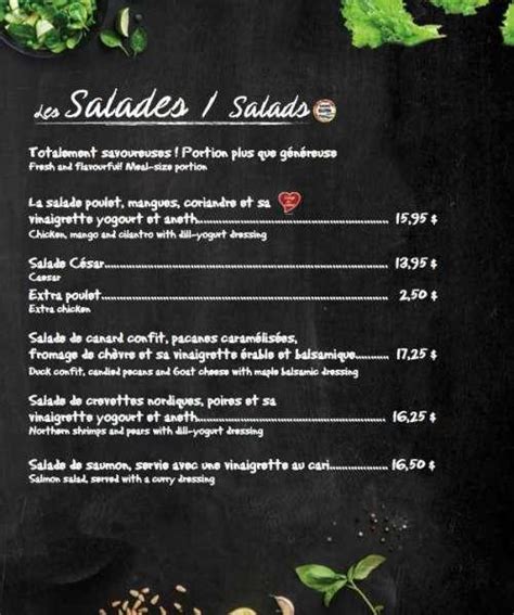 restaurant la muse menu