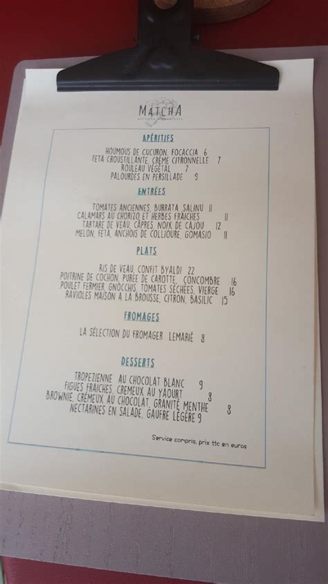 restaurant le matcha cucuron