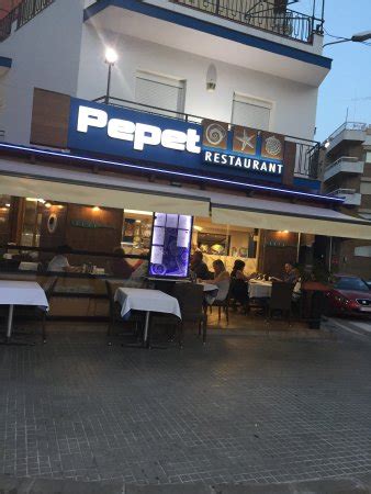 restaurante pepet pineda de mar