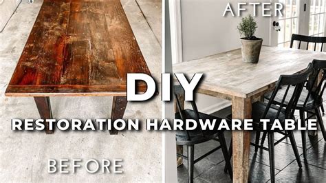Restoration Hardware Dining Table Diy