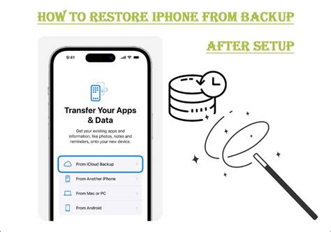 Restore Iphone From Backup After Setup