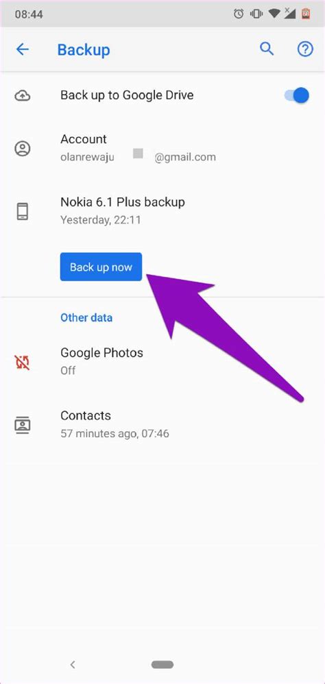 restore messages from google 1 backup
