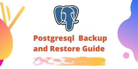 restore postgres db from backup