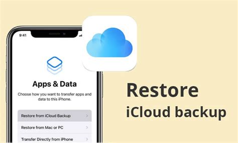 restore texts from icloud backup