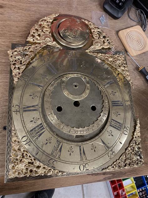 Restoring Antique Clock Dial