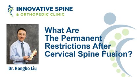 restrictions after cervical spine surgery