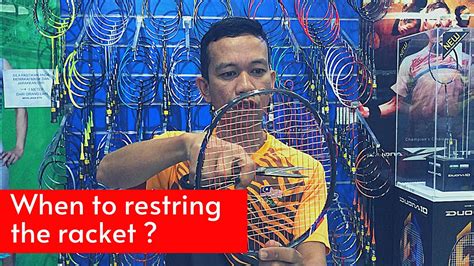 restring badminton racket cost
