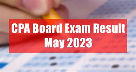 result of cpa exam may 2023
