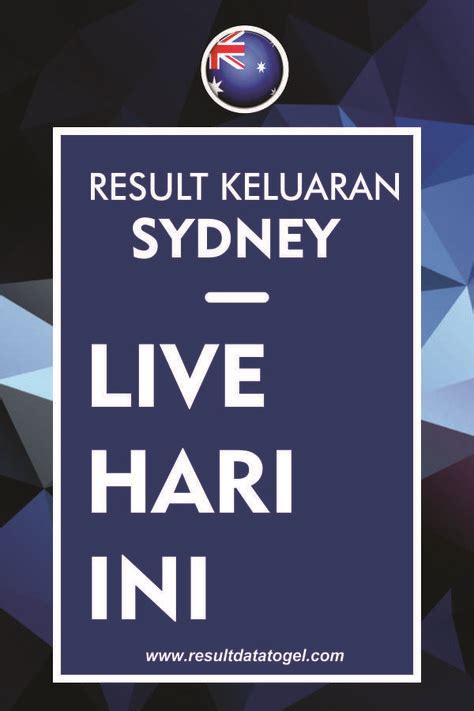 Result sydney lengkap 2021