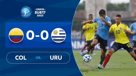 resultado de colombia el vs uruguay hoy