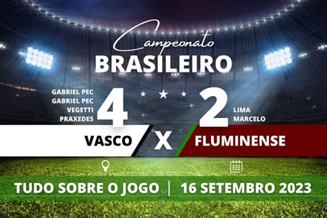 resultado jogo vasco x fluminense