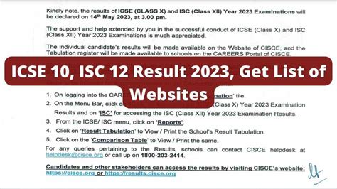 results cisce org 2023