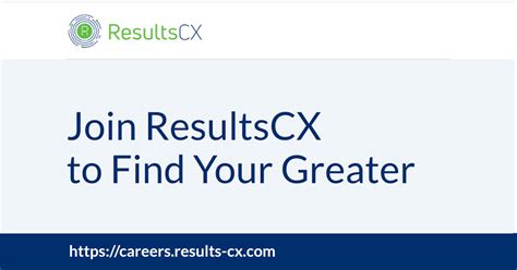 results cx jobs