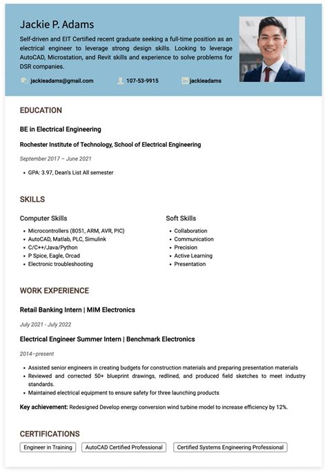 PPT Resume for freshers looking for the first job on