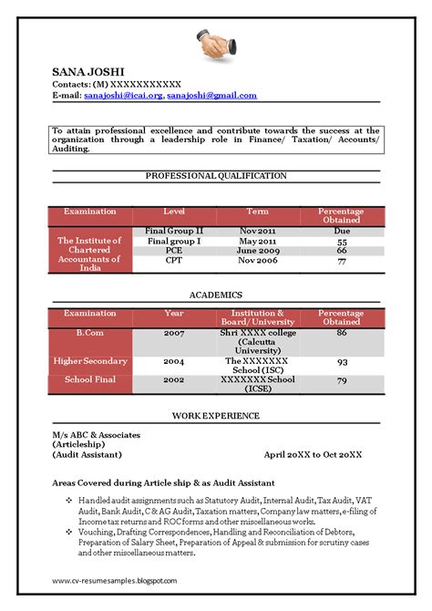 28+ Resume Format Templates PDF, DOC Free & Premium