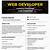 resume samples for web developer fresher