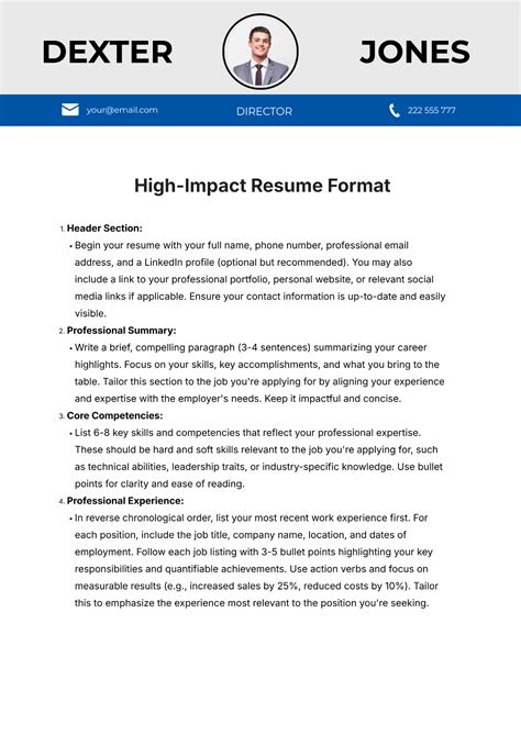 Pin di resume template